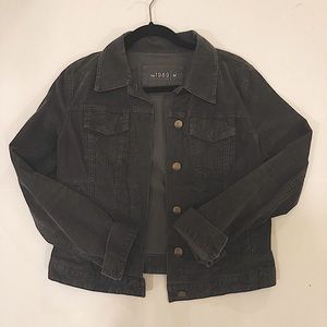 Suede grey jean jacket